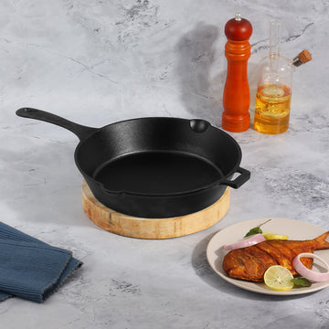 Kraft Infinity Pre-Seasoned Cast Iron Frypan